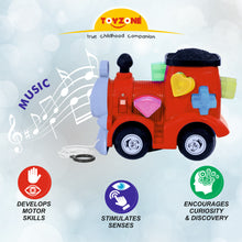 Load image into Gallery viewer, Engine Pull Along | Interactive pull toy | Toy for walking babies Toddler | Movement toy | Early learning Pull toy | Toddler activity toy | For age 12+ Months