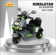 Load image into Gallery viewer, Himalayan Electric Scooter - Grey | Rechargeable Scooty | Powered by 6V & 4.5 AH Battery | Ride-On Scooter | Kids Electric Scooty | For Kids 2+ Years