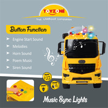 Load image into Gallery viewer, Cement Mixer | Friction Powered Toy | Unbreakable Toy | Push and Go | Made in India | For kids 2+ year