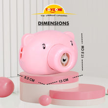 Load image into Gallery viewer, Piggy Bubble Camera | Bubble Camera Blower | Portable Bubble Machine | Camera Model | Cool bubble toy | For kids age 3+ years
