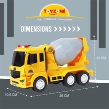 Load image into Gallery viewer, Cement Mixer | Friction Powered Toy | Unbreakable Toy | Push and Go | Made in India | For kids 2+ year