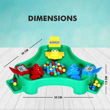 Load image into Gallery viewer, Hungry Frog Eat Beans Game - 3 Players | Kids interactive game | Family game | No battery toy | Fast-paced kids game | Bean launching game | Board Game | For kids 5+ Years
