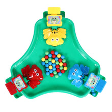 Load image into Gallery viewer, Hungry Frog Eat Beans Game - 3 Players | Kids interactive game | Family game | No battery toy | Fast-paced kids game | Bean launching game | Board Game | For kids 5+ Years
