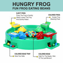 Load image into Gallery viewer, Hungry Frog Eat Beans Game - 4 Players | Kids interactive game | Family game | No battery toy | Fast-paced kids game | Bean launching game | Board Game | For kids 5+ Years