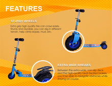 Load image into Gallery viewer, Avengers Scooter Oval | Kids Scooter | Adjustable & Foldable Scooter | Skateboard Scooter | Rear Brake Scooter for kids | Foldable Kids Scooter | For Kids age 5+ years