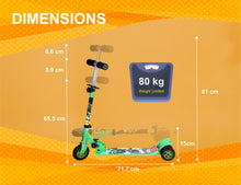 Load image into Gallery viewer, Hulk Scooter Giant | Kids Scooter | Adjustable & Foldable Scooter | Skateboard Scooter | Rear Brake Scooter for kids | Foldable Kids Scooter | For Kids age 5+ years