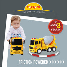 Load image into Gallery viewer, Cement Mixer | Friction Powered Toy | Unbreakable Toy | Push and Go | Made in India | For kids 2+ year