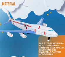 Load image into Gallery viewer, Doraemon Airbus (PVC Pack) | Friction Powered Plane | Push & Go | Non-battery Airplane | Durable Aircraft | Easy Push Toy Plane | For Kids age 3+ years