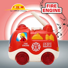 Load image into Gallery viewer, Fire Engine Bump 'N' Go | Lights & Sound | Musical Baby Toy | Active Play Toy | Battery Operated Toy | Educational Toy for Infants | Infant Sensory Play Toy | For New Born & Toddlers