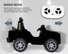 Load image into Gallery viewer, Humer Electric Car TZ-0008 - Black | Frequency 2.4 GHz | Lights & Music | Ride-On Car | Seat Belt for Safety | Perfect Tyre Grip | Make in India | For Kids 3+ years