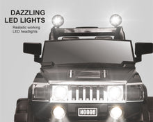 Load image into Gallery viewer, Humer Electric Car TZ-0008 - Black | Frequency 2.4 GHz | Lights & Music | Ride-On Car | Seat Belt for Safety | Perfect Tyre Grip | Make in India | For Kids 3+ years