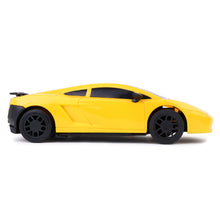 Load image into Gallery viewer, Mini Pro RC Car - Yellow | 27 MHz Fully Functionable | 1:24 Scale | Battery & Charger Cable | Range upto 25m | Luminous Headlight | Perfect Tyre Grip | For Age 4+ Years