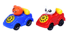 Load image into Gallery viewer, Pull String Telephone Car | Crib & Stroller Toy | Educational Pull Toy | Baby Pull Car | Infant learning toy | Sensory development toy For Toddlers