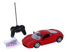 Load image into Gallery viewer, Carbon RC Car - Red | 27 MHz Fully Functionable | 1:24 Scale | Battery & Charger Cable | Range upto 25m | Luminous Headlight | Perfect Tyre Grip | For Age 4+ Years