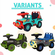 Load image into Gallery viewer, Mickey Mouse Safari | Push Ride-on | Push Car with Storage | Ride-On Car with Backrest | Ride On for Toddlers | For Kids 3+ years