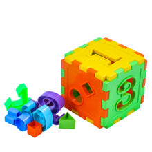 Load image into Gallery viewer, My First Counting Cubie | Early learning cube toy | Interactive learning toy | Shape sorting toy | Multi-functional educational cube | Play and learn Activity cube | Tactile learning toy | Early childhood development toys for toddlers