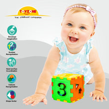 Load image into Gallery viewer, My First Counting Cubie | Early learning cube toy | Interactive learning toy | Shape sorting toy | Multi-functional educational cube | Play and learn Activity cube | Tactile learning toy | Early childhood development toys for toddlers