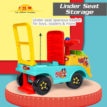 Load image into Gallery viewer, Mickey Mouse Mini Ride On | Push Ride-on | Push Car with Storage | Ride-On Car with Backrest | Ride On for Toddlers | For Kids 3+ years