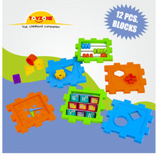 Load image into Gallery viewer, Play & Learn Cube | Early learning cube toy | Interactive learning toy | Shape sorting toy | Multi-functional educational cube | Play and learn Activity cube | Tactile learning toy | Early childhood development toys for toddlers