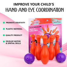 Load image into Gallery viewer, Dora Bowling Set 12" | Kids bowling set | Bowling pins | Toy bowling | Mini bowling set | For kids 3+ yearsBowling Set - 12