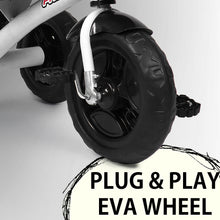 Load image into Gallery viewer, Phoenix Tricycle - White | Kids Baby Cycle | Baby Push Cycle | With Rubber Wheels | Kids 3-Wheel Bike with Basket | For Kids 3+ Years