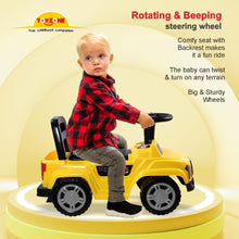 Load image into Gallery viewer, Raptor Ride on - Yellow | Car for Kids | Toddlers Push Car with Backrest | Music & LED Light | Under Seat Storage | For kids 2+ Years