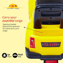 Load image into Gallery viewer, Raptor Ride on - Yellow | Car for Kids | Toddlers Push Car with Backrest | Music & LED Light | Under Seat Storage | For kids 2+ Years