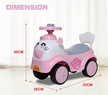 Load image into Gallery viewer, Baby Star - Pink | Push Ride-on | Push Car with Storage | Ride-On Car with Backrest | Ride On for Toddlers | For Kids 3+ years