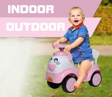 Load image into Gallery viewer, Baby Star - Pink | Push Ride-on | Push Car with Storage | Ride-On Car with Backrest | Ride On for Toddlers | For Kids 3+ years