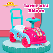 Load image into Gallery viewer, Barbie Mini Ride On | Push Ride-on | Push Car with Storage | Ride-On Car with Backrest | Ride On for Toddlers | For Kids 3+ years