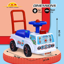 Load image into Gallery viewer, Doraemon Mini Ride On | Push Ride-on | Push Car with Storage | Ride-On Car with Backrest | Ride On for Toddlers | For Kids 3+ years