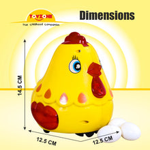 Load image into Gallery viewer, Hello Hen Bump 'N' Go | Lights & Sound | Musical Baby Toy | Baby Dance Toy | Active Play Toy | Battery Operated Toy | Educational Toy for Infants | Infant Sensory Play Toy | For New Born & Toddlers