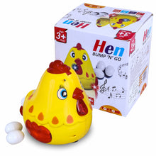Load image into Gallery viewer, Hello Hen Bump 'N' Go | Lights & Sound | Musical Baby Toy | Baby Dance Toy | Active Play Toy | Battery Operated Toy | Educational Toy for Infants | Infant Sensory Play Toy | For New Born & Toddlers