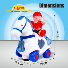 Load image into Gallery viewer, Horse Rider Bump 'N' Go | Lights & Sound | Musical Baby Toy | Baby Dance Toy | Active Play Toy | Battery Operated Toy | Educational Toy for Infants | Infant Sensory Play Toy | For New Born & Toddlers