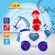 Load image into Gallery viewer, Horse Rider Bump 'N' Go | Lights & Sound | Musical Baby Toy | Baby Dance Toy | Active Play Toy | Battery Operated Toy | Educational Toy for Infants | Infant Sensory Play Toy | For New Born & Toddlers