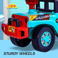 Load image into Gallery viewer, Mickey Mouse Safari | Push Ride-on | Push Car with Storage | Ride-On Car with Backrest | Ride On for Toddlers | For Kids 3+ years