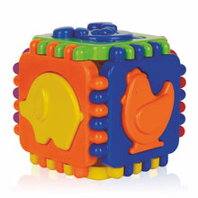 Load image into Gallery viewer, Puzzle Cube | Early learning cube toy | Interactive learning toy | Shape sorting toy | Multi-functional educational cube | Play and learn Activity cube | Early childhood development toys for toddlers