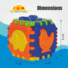 Load image into Gallery viewer, Puzzle Cube | Early learning cube toy | Interactive learning toy | Shape sorting toy | Multi-functional educational cube | Play and learn Activity cube | Early childhood development toys for toddlers