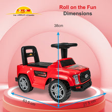 Load image into Gallery viewer, Raptor Ride on - Red | Car for Kids | Toddlers Push Car with Backrest | Music & LED Light | Under Seat Storage | For kids 2+ Years