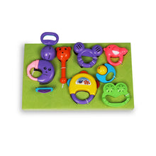 Load image into Gallery viewer, 9 Pcs. Baby Rattles | Infant Rattle | Infant Sensory Rattle Set | Baby First Rattles | Baby Developmental Toys | Grasping Rattles for Babies | Newborn Gift Set | For Infants