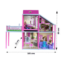 Load image into Gallery viewer, Disney My Dream Villa - 101 pcs | Girls Role Playset | Pretend Play | Doll House with Furniture | Dollhouse Accessories | Imaginative Play | Playhouse | For Kids Age 3+ years