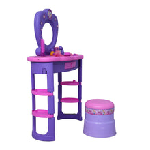 Load image into Gallery viewer, Disney Princess Dressing Table | Makeup Mirror Set | Child Beauty Playset | Kids Grooming Set | Toddler Mirror Table | Role Play Set | For Kids age 3+ Years