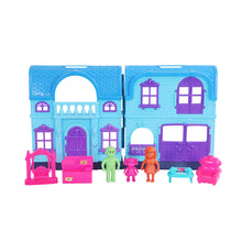 Load image into Gallery viewer, Disney Frozen Snow Qween Doll House | Girls Role Playset | Pretend Play | Doll House with Furniture | Dollhouse Accessories | Imaginative Play | Playhouse | For Kids Age 3+ years