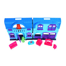 Load image into Gallery viewer, Disney Frozen Snow Qween Doll House | Girls Role Playset | Pretend Play | Doll House with Furniture | Dollhouse Accessories | Imaginative Play | Playhouse | For Kids Age 3+ years