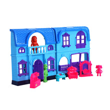 Load image into Gallery viewer, Disney Frozen Snow Qween Doll House | Girls Role Playset | Pretend Play | Doll House with Furniture | Dollhouse Accessories | Imaginative Play | Playhouse | For Kids Age 3+ years