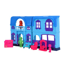 Load image into Gallery viewer, Disney Frozen Snow Qween Doll House | Girls Role Playset | Pretend Play | Doll House with Furniture | Dollhouse Accessories | Imaginative Play | Playhouse | For Kids Age 3+ years