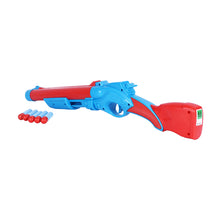 Load image into Gallery viewer, Captain America Double Barrel Shotgun | Foam Blaster Gun | Safe & Long Range | Lock & Load Pump Action | Toy Shotgun | Dart Shooter | Target Shooting Gun | For Kids, Teens, Adults