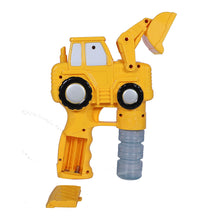 Load image into Gallery viewer, Excavator Bubble Gun | Bubble Gun Toy | Bubble Blower | Bubble maker for Kids | Portable Bubble Machine | Outdoor & Indoor activity toy | Music with Soft Light | Excavator Model | Colorful Bubbles | Cool bubble toy | For kids age 3+ years