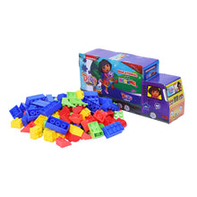 Load image into Gallery viewer, Educational Bus Blocks - Dora | Creative building blocks | Blocks for preschoolers | Kids Bus Toy Set | Educational Blocks | Block Play set | For kids age 3+ years