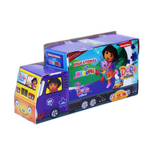 Load image into Gallery viewer, Educational Bus Blocks - Dora | Creative building blocks | Blocks for preschoolers | Kids Bus Toy Set | Educational Blocks | Block Play set | For kids age 3+ years